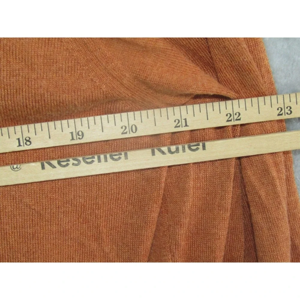 Banana‎ Republic Luxury Blend V Neck Sweater Orange Size L